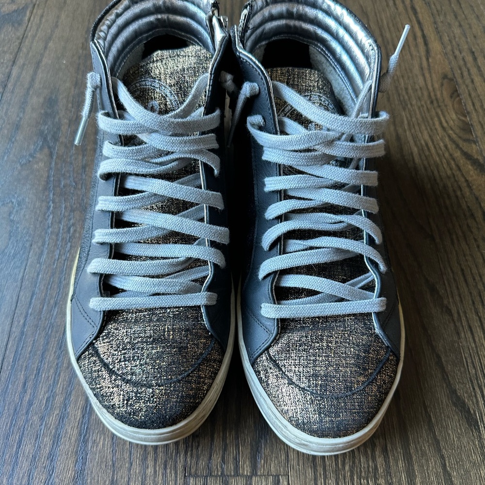 P448 Metallic Skate High-top Sneaker